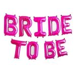 בלוני אותיות bride to be וורוד