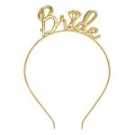קשת מתכת BRIDE בצבע זהב